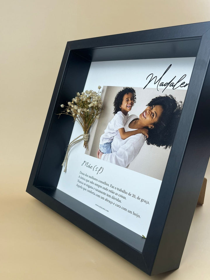 Quadro Moldura Mãe Significado e Nome | Presente Mãe - Cutxi Cutxi - Presentes Personalizados