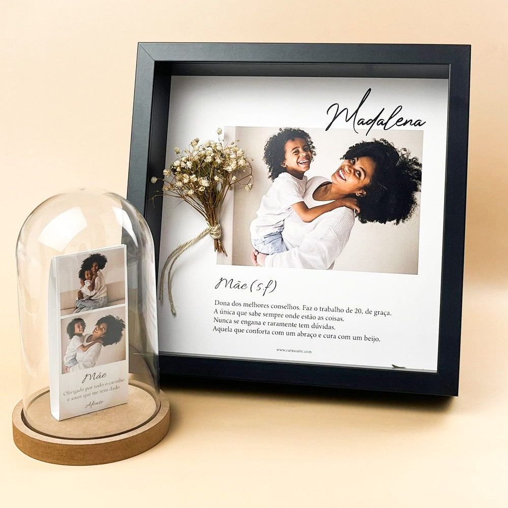 Quadro Moldura Mãe Significado e Nome | Presente Mãe - Cutxi Cutxi - Presentes Personalizados