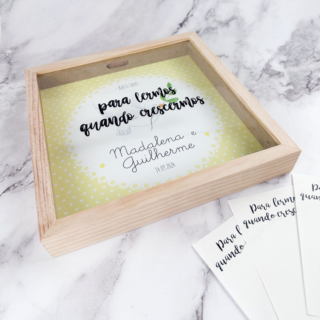 Quadro para Mensagens (Ideal para Livro de Honra) - Cutxi Cutxi - Presentes Personalizados