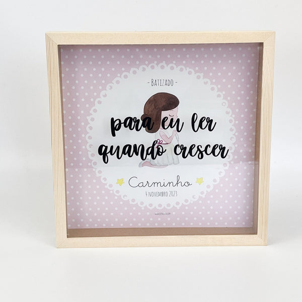 Quadro para Mensagens (Ideal para Livro de Honra) - Cutxi Cutxi - Presentes Personalizados