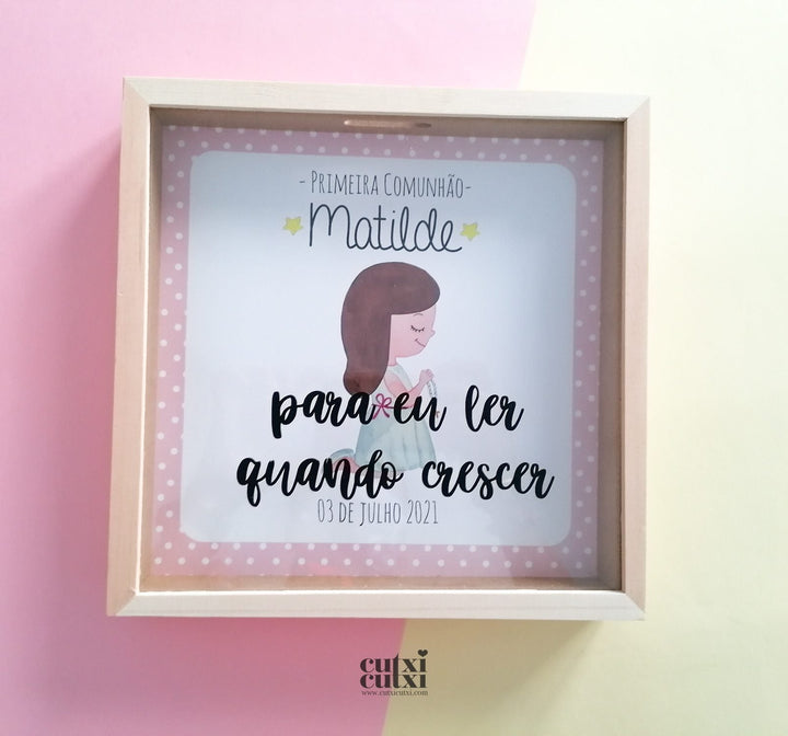 Quadro para Mensagens (Ideal para Livro de Honra) - Cutxi Cutxi - Presentes Personalizados