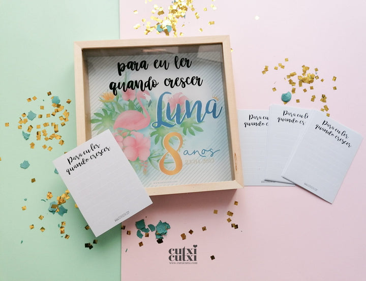 Quadro para Mensagens (Ideal para Livro de Honra) - Cutxi Cutxi - Presentes Personalizados