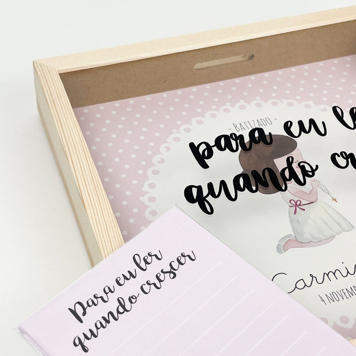 Quadro para Mensagens (Ideal para Livro de Honra) - Cutxi Cutxi - Presentes Personalizados