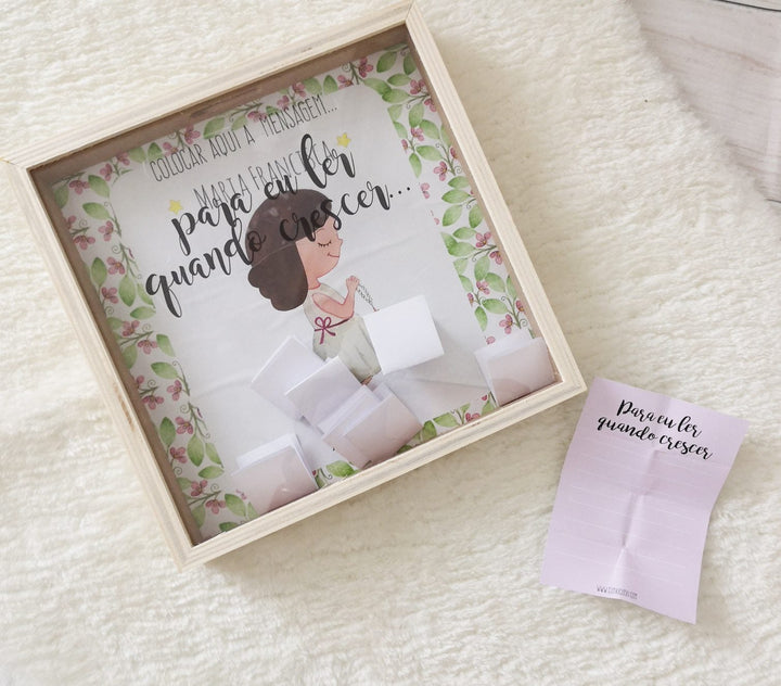 Quadro para Mensagens (Ideal para Livro de Honra) - Cutxi Cutxi - Presentes Personalizados