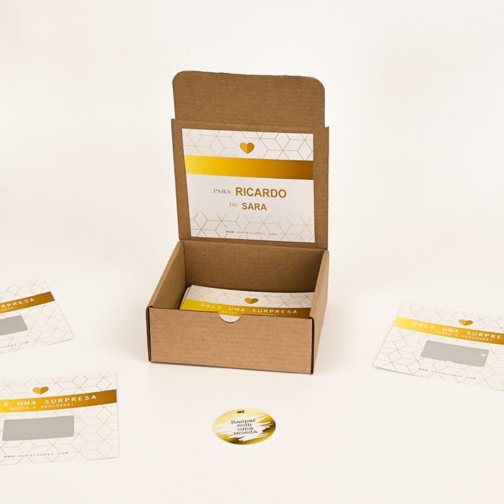 Raspadinhas AMOR - Presente Dia dos Namorados - Cutxi Cutxi - Presentes Personalizados