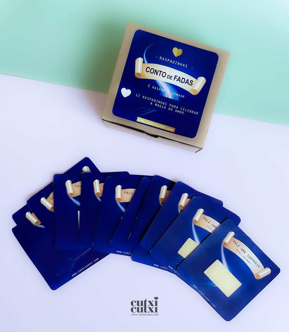Raspadinhas Conto de Fadas - Presente Dia dos Namorados - Cutxi Cutxi - Presentes Personalizados