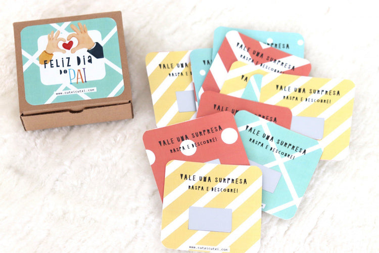 Raspadinhas DO PAI - Cutxi Cutxi - Presentes Personalizados