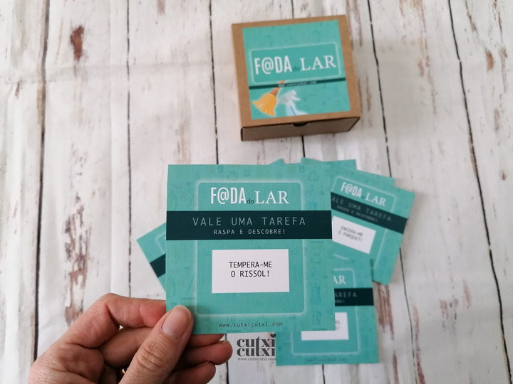 Raspadinhas Fada do Lar - Presente Namorados - Cutxi Cutxi - Presentes Personalizados