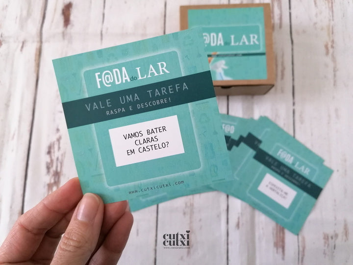 Raspadinhas Fada do Lar - Presente Namorados - Cutxi Cutxi - Presentes Personalizados