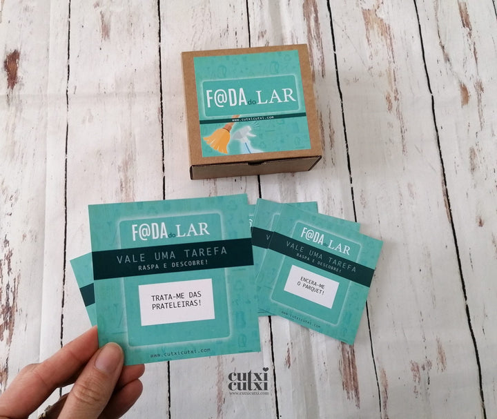 Raspadinhas Fada do Lar - Presente Namorados - Cutxi Cutxi - Presentes Personalizados