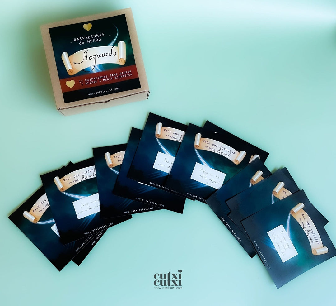 Raspadinhas Hogwards - Presente Namorados - Cutxi Cutxi - Presentes Personalizados