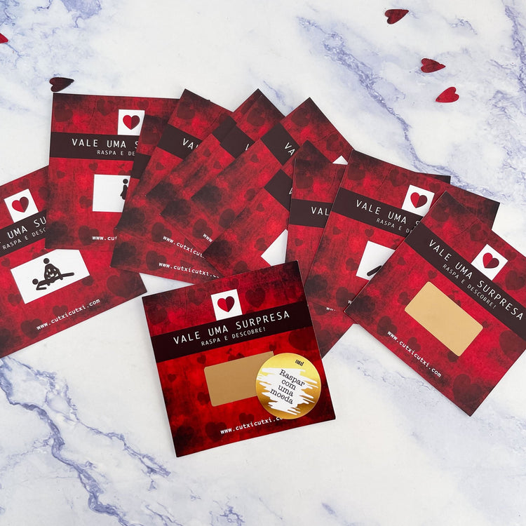 Raspadinhas KAMASUTRA - Apimenta o Teu Dia dos Namorados 🔥❤️ - Cutxi Cutxi - Presentes Personalizados