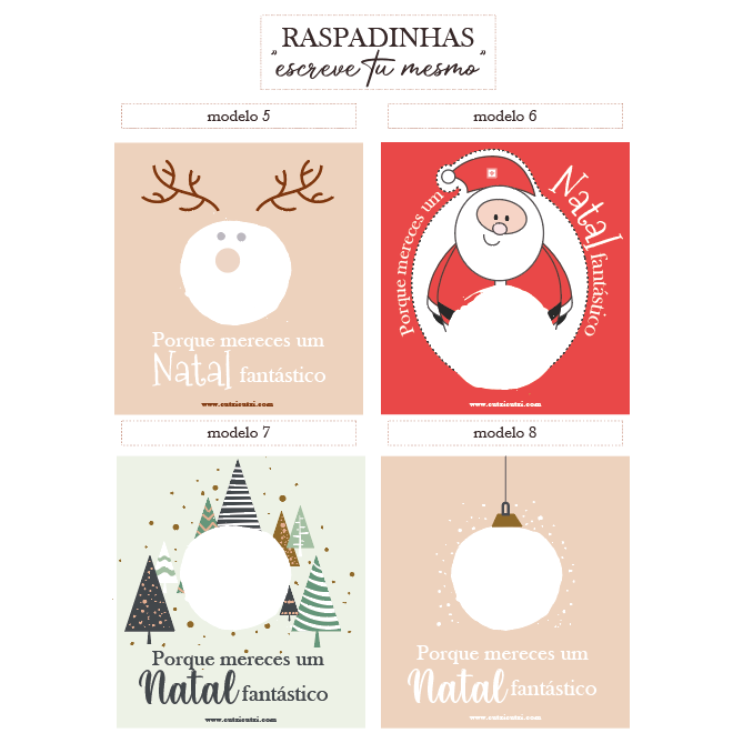 Raspadinhas de Natal - Quem escreve és tu!