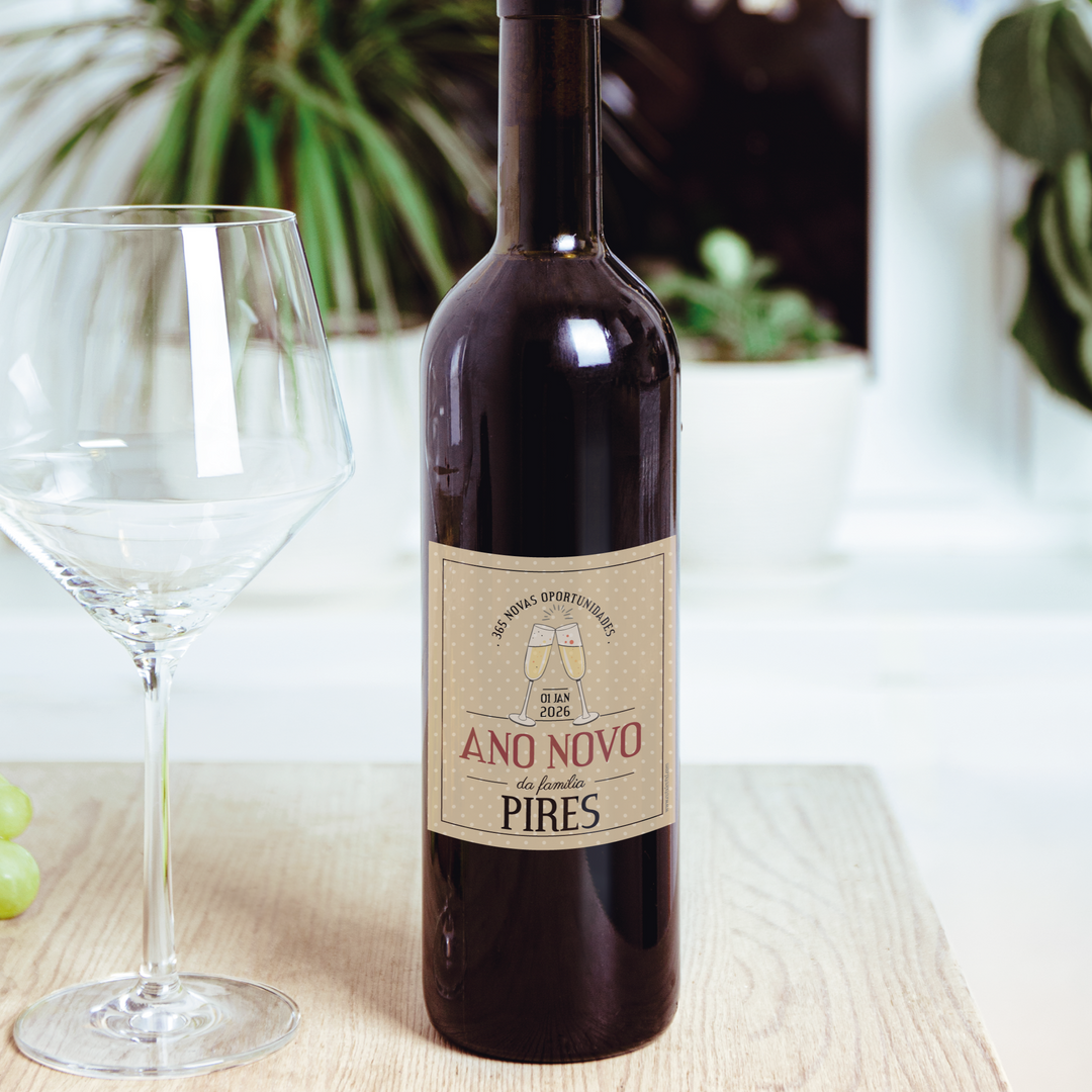 Rótulo Personalizado para Garrafa – À Sua Medida