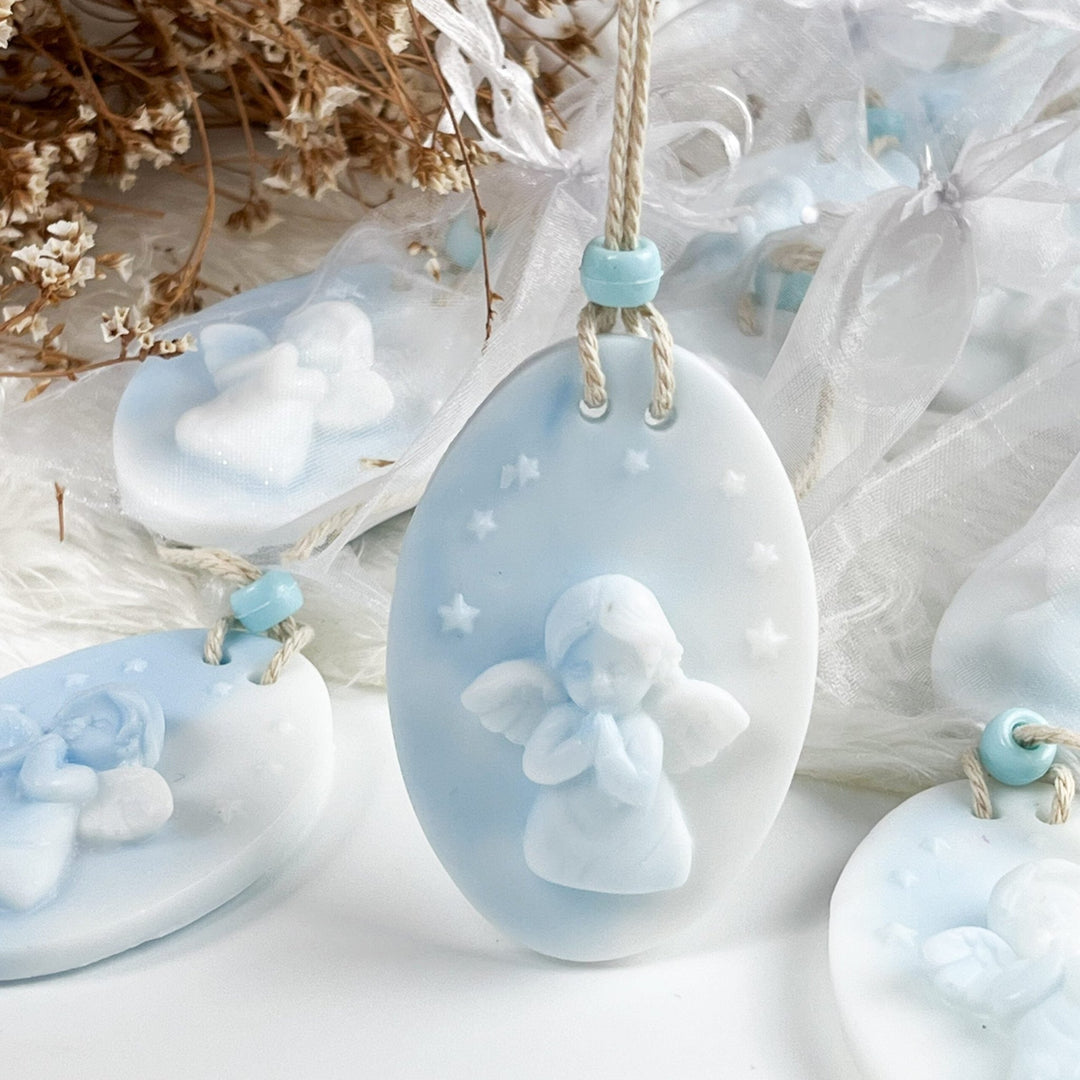 Sabonete Anjo da Guarda de glicerina artesanal – Lembrança Primeira Comunhão - Cutxi Cutxi - Presentes Personalizados