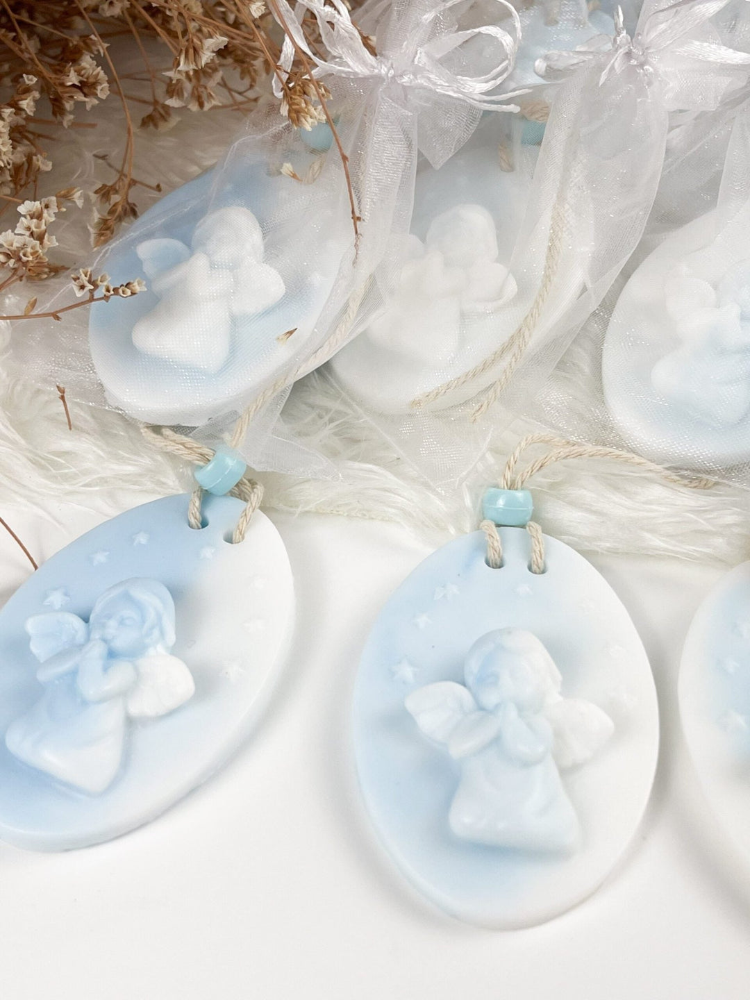 Sabonete Artesanal Anjo da Guarda | Lembrança Batizado - Cutxi Cutxi - Presentes Personalizados