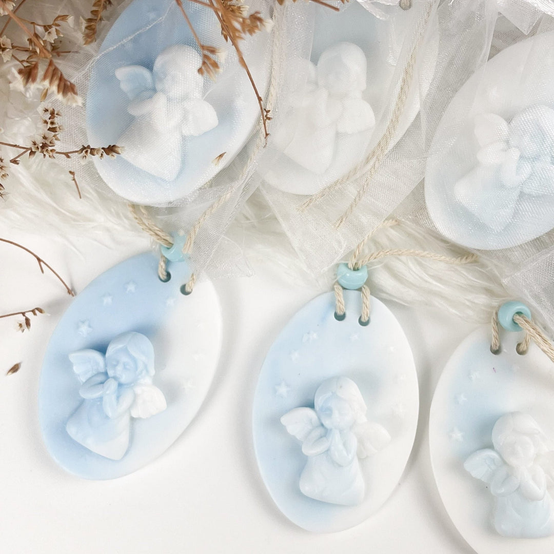 Sabonete Artesanal Anjo da Guarda | Lembrança Batizado - Cutxi Cutxi - Presentes Personalizados