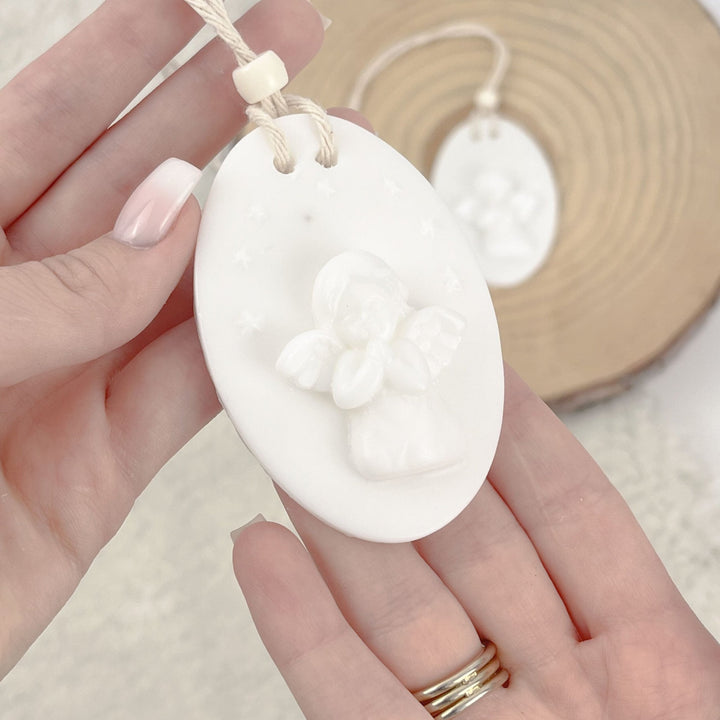 Sabonete Artesanal Anjo da Guarda | Lembrança Batizado - Cutxi Cutxi - Presentes Personalizados