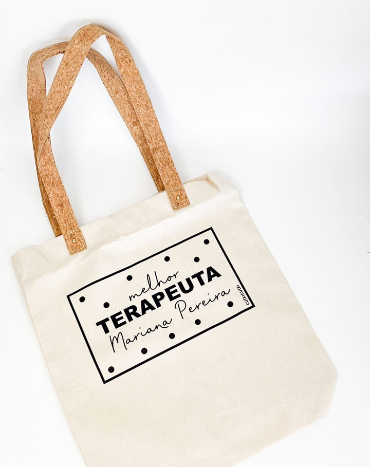 Saco de Pano Melhor Terapeuta - Cutxi Cutxi - Presentes Personalizados