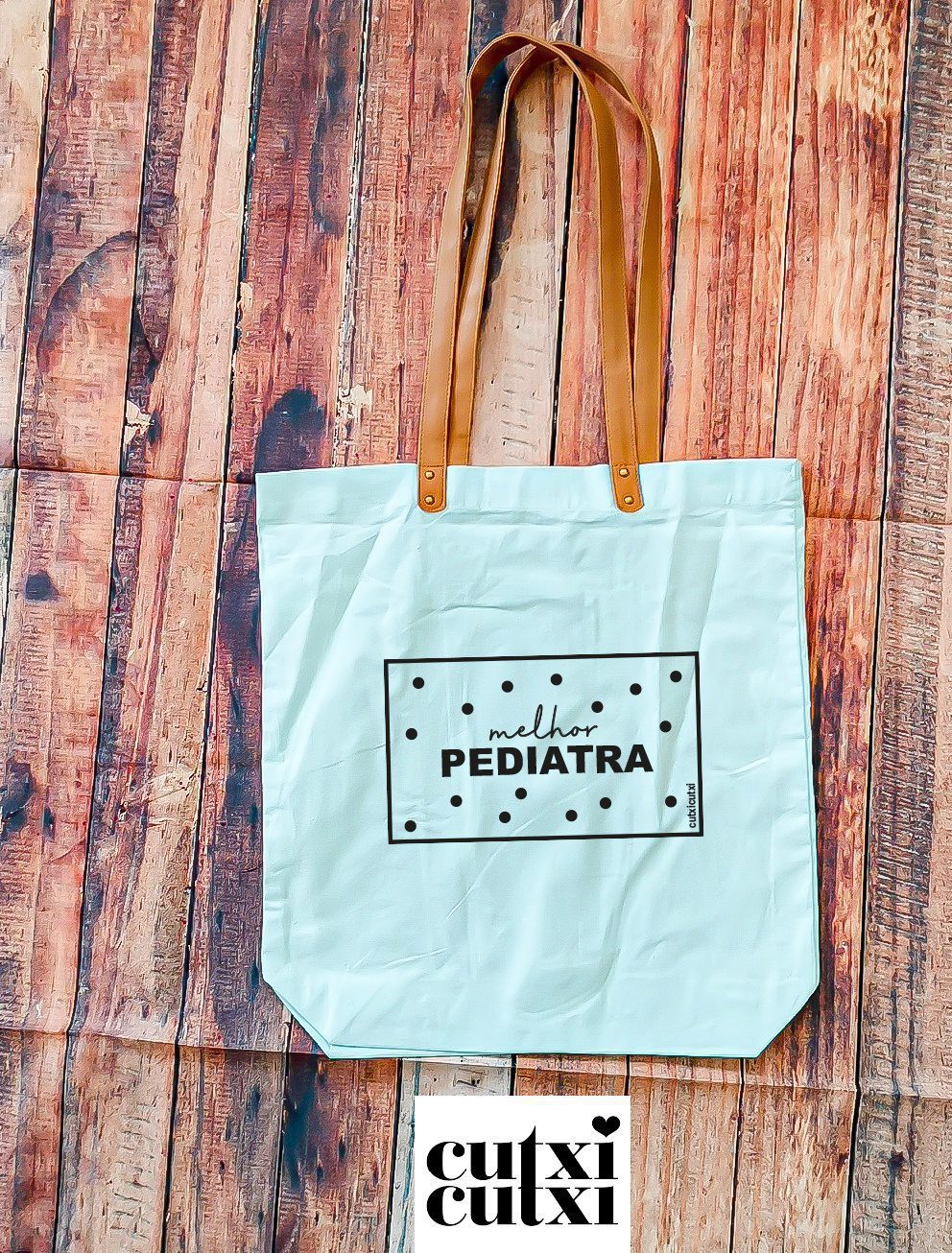 Saco Melhor Pediatra - Cutxi Cutxi - Presentes Personalizados