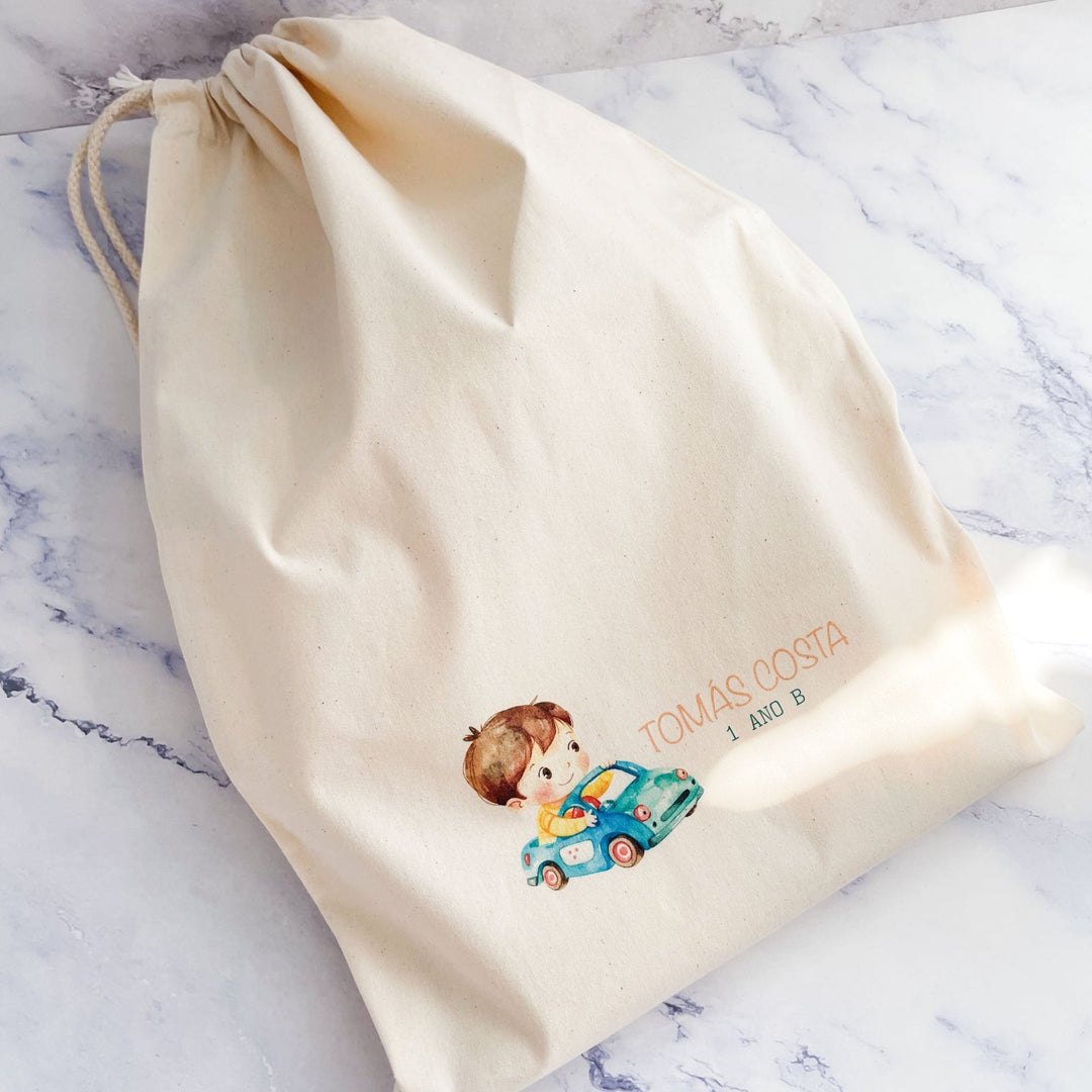🧦 Saco Para Roupa ou Acessórios | Regresso à Escola - Cutxi Cutxi - Presentes Personalizados