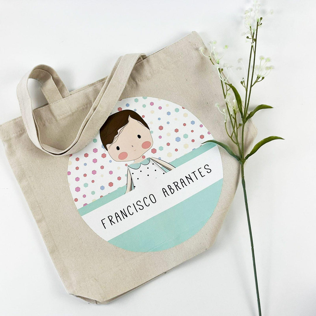 Saco Personalizados com o Nome e Ilustração (Regresso às aulas) - Cutxi Cutxi - Presentes Personalizados