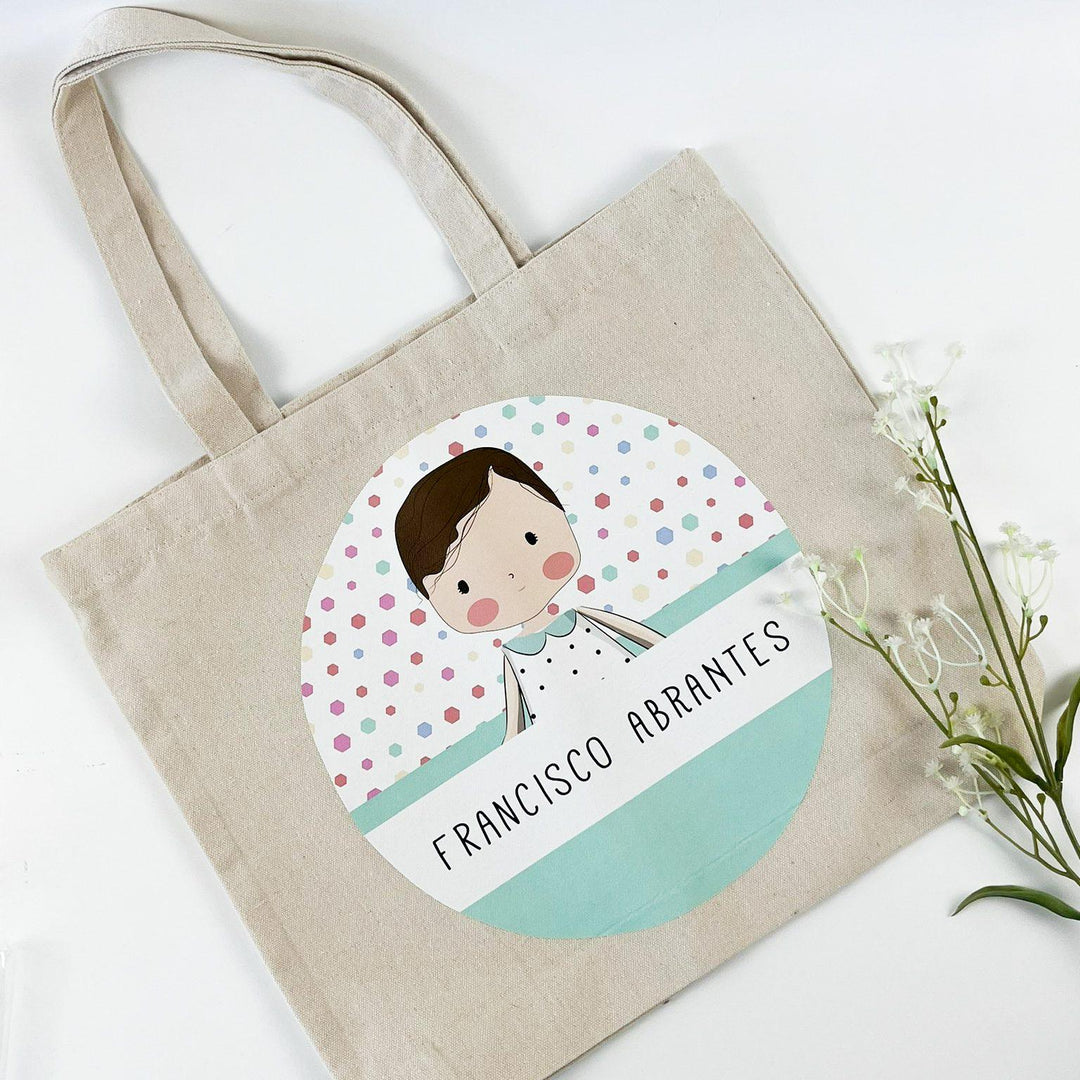 Saco Personalizados com o Nome e Ilustração (Regresso às aulas) - Cutxi Cutxi - Presentes Personalizados