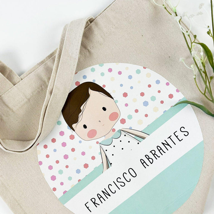 Saco Personalizados com o Nome e Ilustração (Regresso às aulas) - Cutxi Cutxi - Presentes Personalizados
