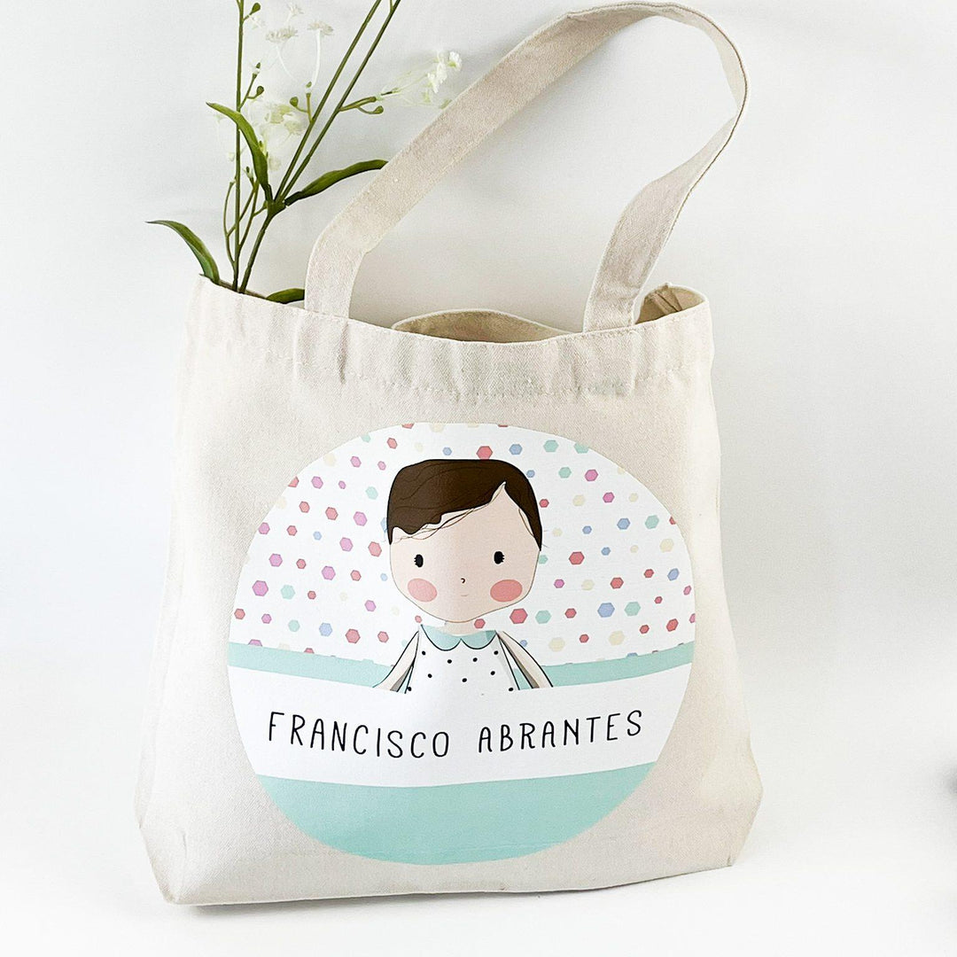 Saco Personalizados com o Nome e Ilustração (Regresso às aulas) - Cutxi Cutxi - Presentes Personalizados