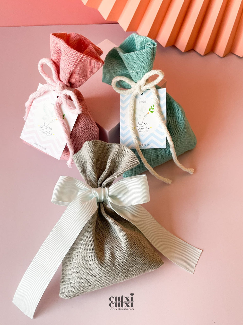Saquinho de alfazema - Lembrança Casamento - Cutxi Cutxi - Presentes Personalizados