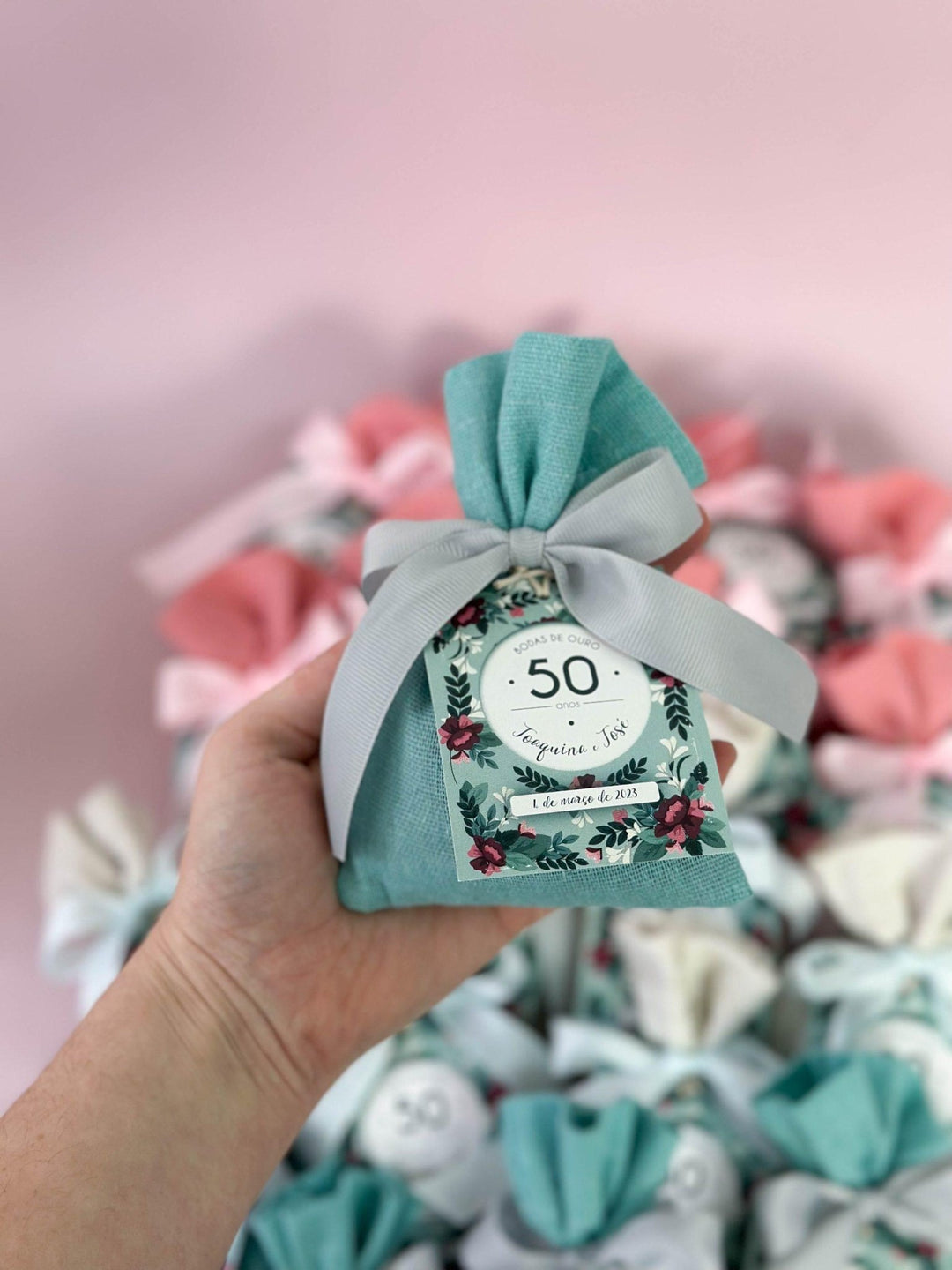 Saquinho de alfazema - Lembrança Casamento - Cutxi Cutxi - Presentes Personalizados