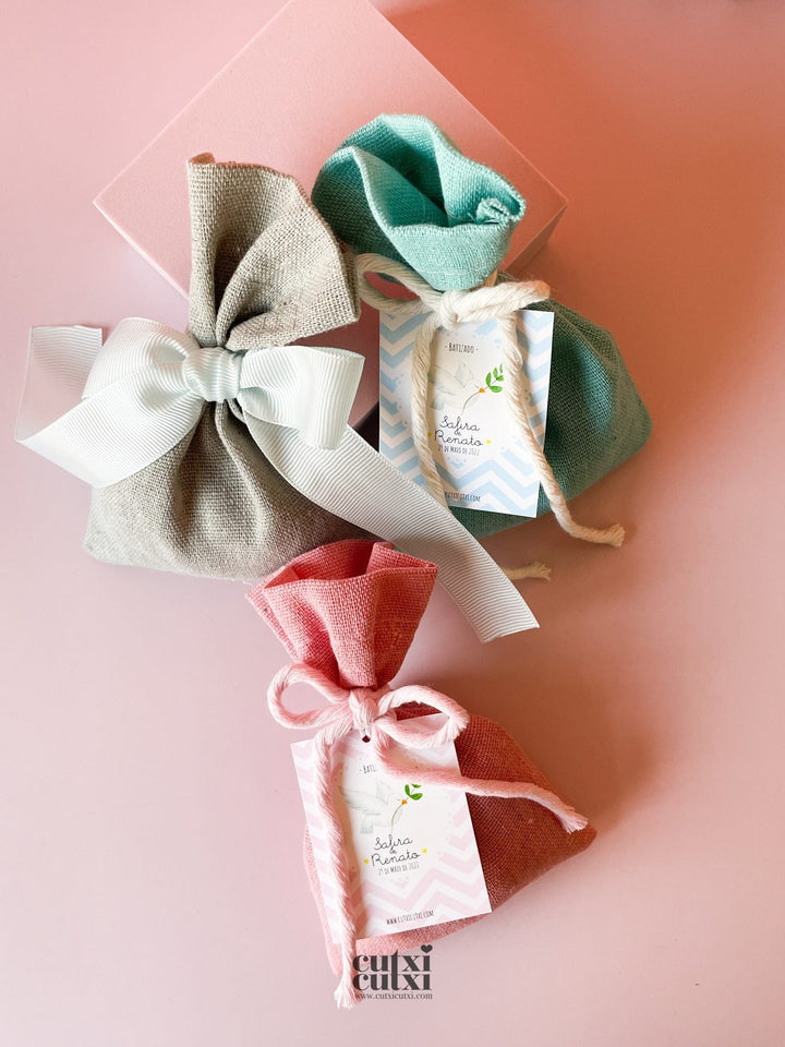 Saquinho de alfazema - Lembrança Casamento - Cutxi Cutxi - Presentes Personalizados