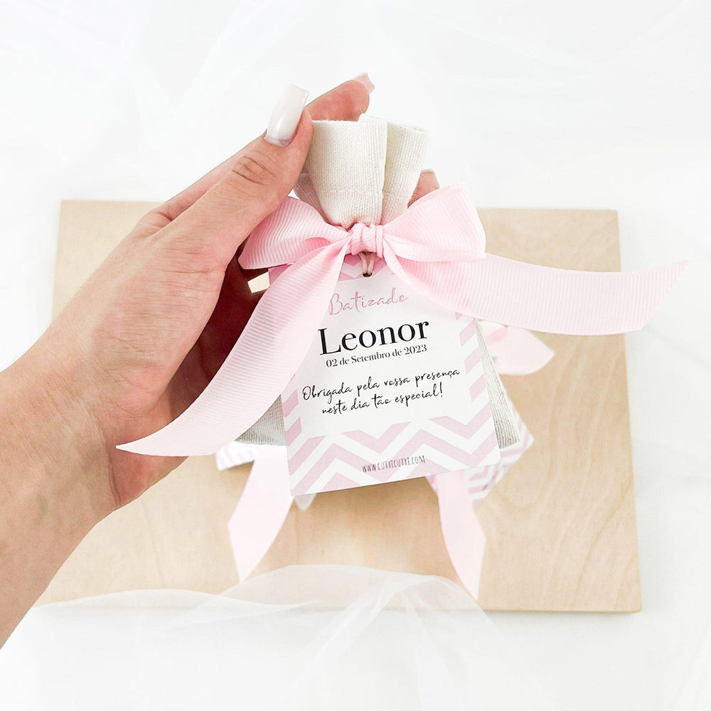 Saquinho Perfumado aroma Floral - Lembrança Batizado - Cutxi Cutxi - Presentes Personalizados