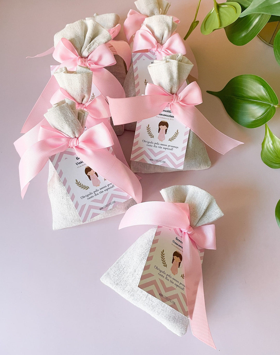 Saquinho Perfumado aroma Floral - Lembrança Primeira Comunhão - Cutxi Cutxi - Presentes Personalizados