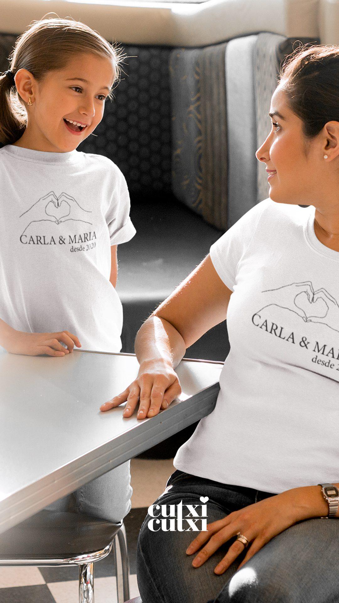 T-shirt Amor de Mãe - Cutxi Cutxi - Presentes Personalizados