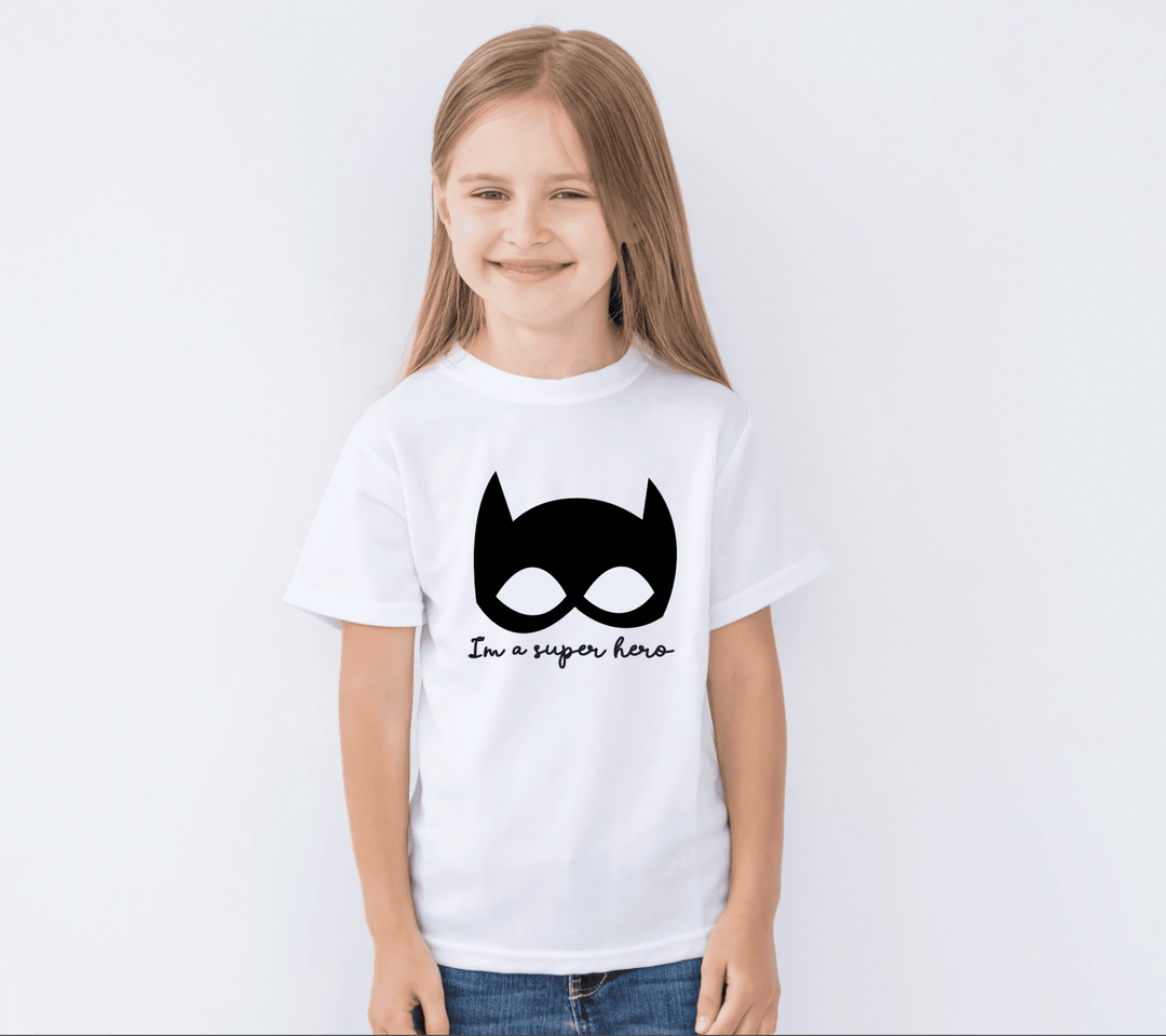 T-shirt CRIANÇA Super Hero - Cutxi Cutxi - Presentes Personalizados