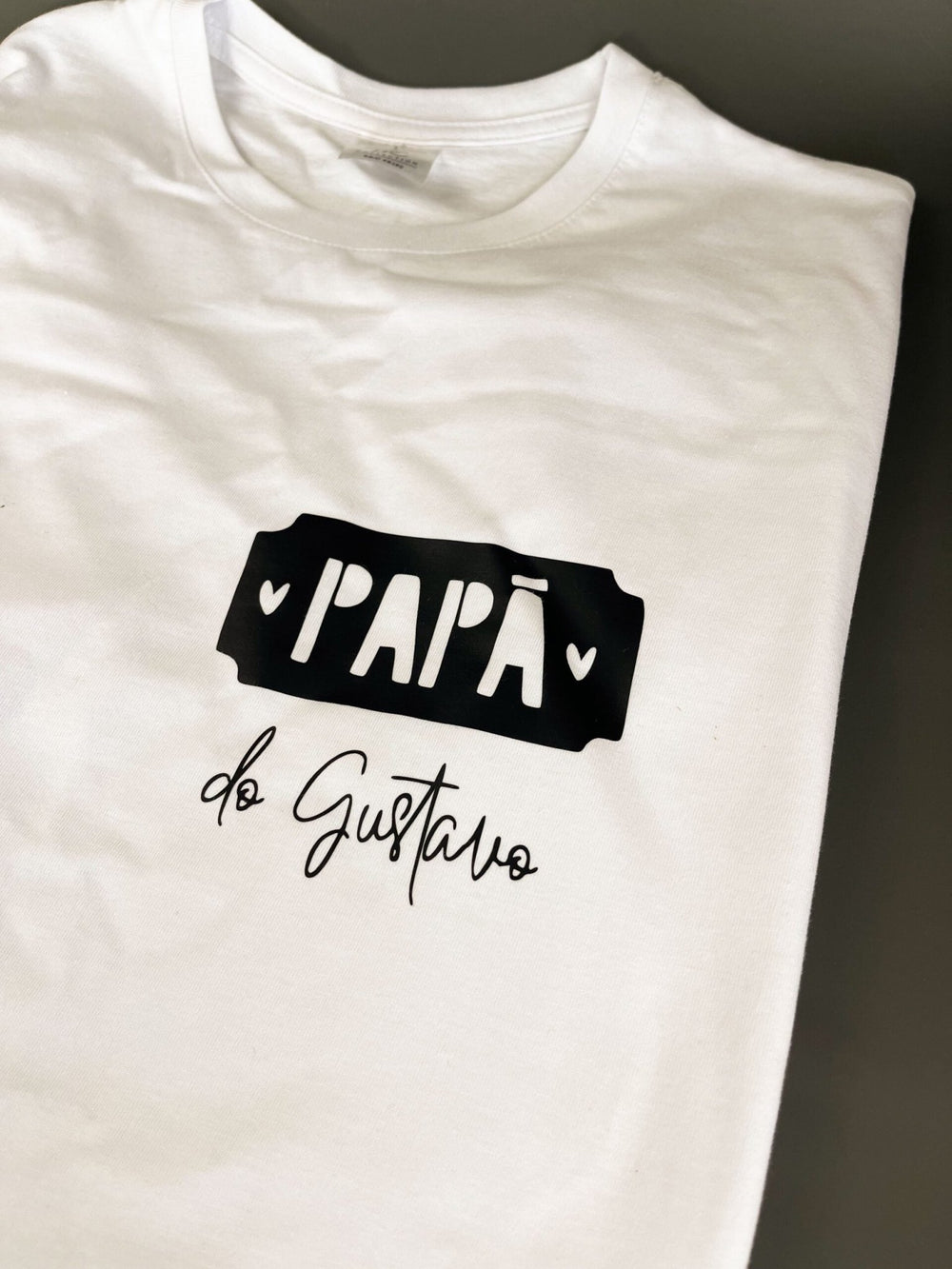 T-shirt DOODLE Pai ou Papá personalizada com nome - Cutxi Cutxi - Presentes Personalizados