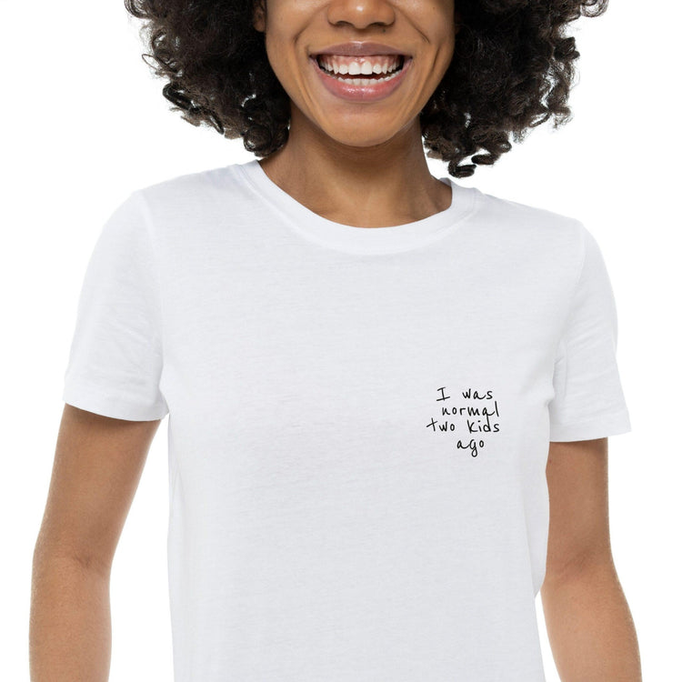 T-shirt I was NORMAL x Kids Ago - Cutxi Cutxi - Presentes Personalizados