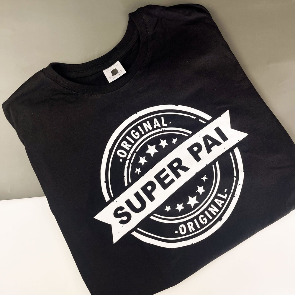 T-shirt Original Super Pai - Cutxi Cutxi - Presentes Personalizados