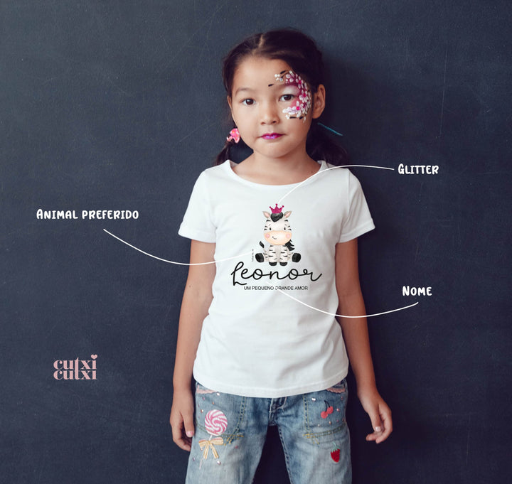 T-shirt para criança à sua medida - Cutxi Cutxi - Presentes Personalizados