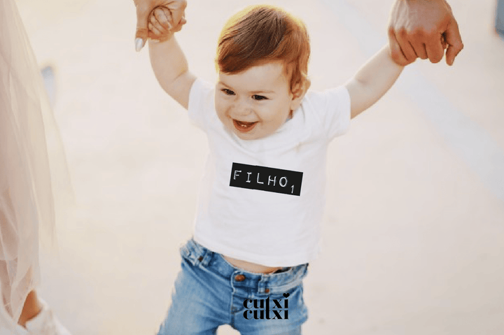 T-shirt para criança à sua medida - Cutxi Cutxi - Presentes Personalizados