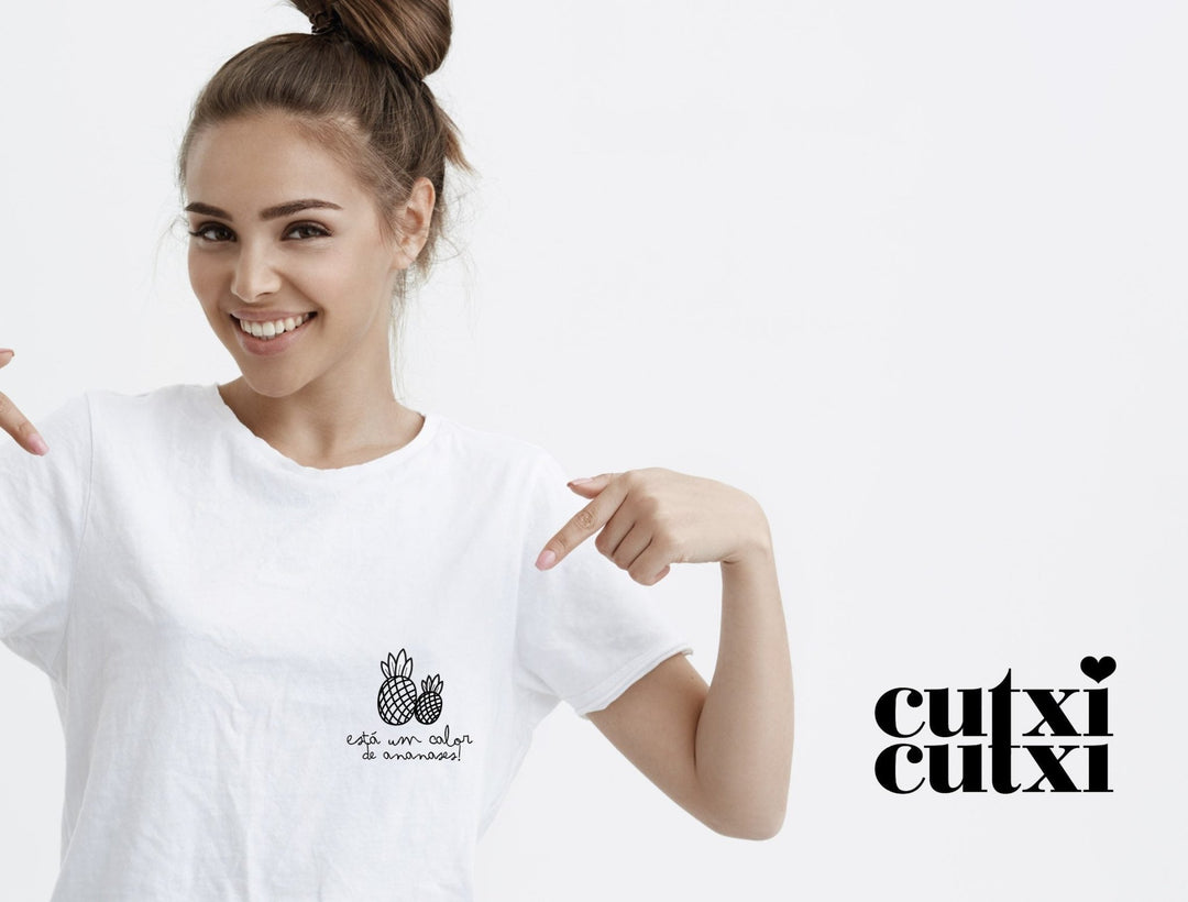 T-shirt Provérbios de Verão Calor de Ananases - Cutxi Cutxi - Presentes Personalizados