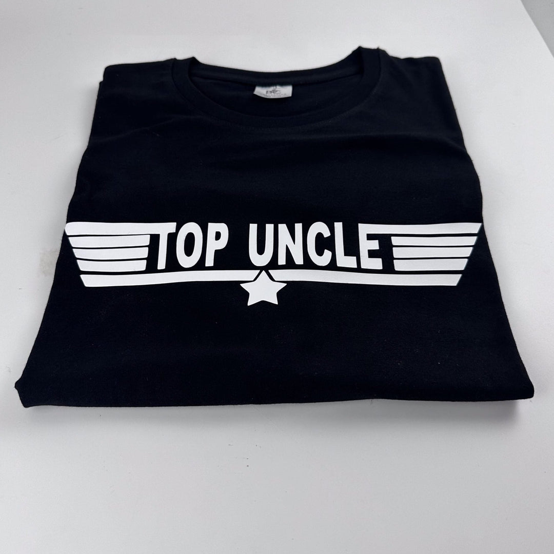 T-shirt TOP UNCLE | Presente Tio - Cutxi Cutxi - Presentes Personalizados