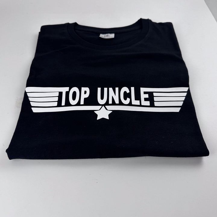 T-shirt TOP UNCLE | Presente Tio - Cutxi Cutxi - Presentes Personalizados