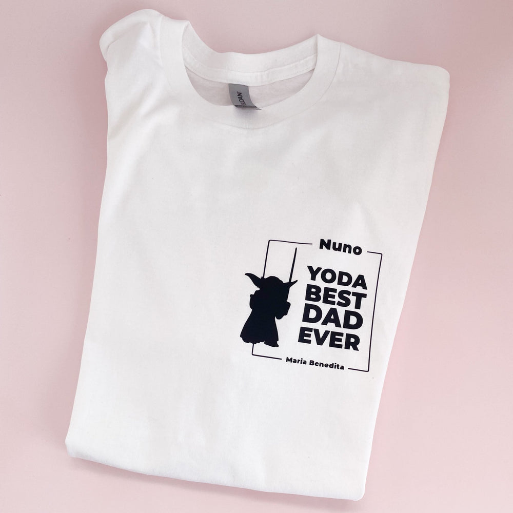T-shirt Yoda best Dad Ever personalizada - Presente Pai - Cutxi Cutxi - Presentes Personalizados