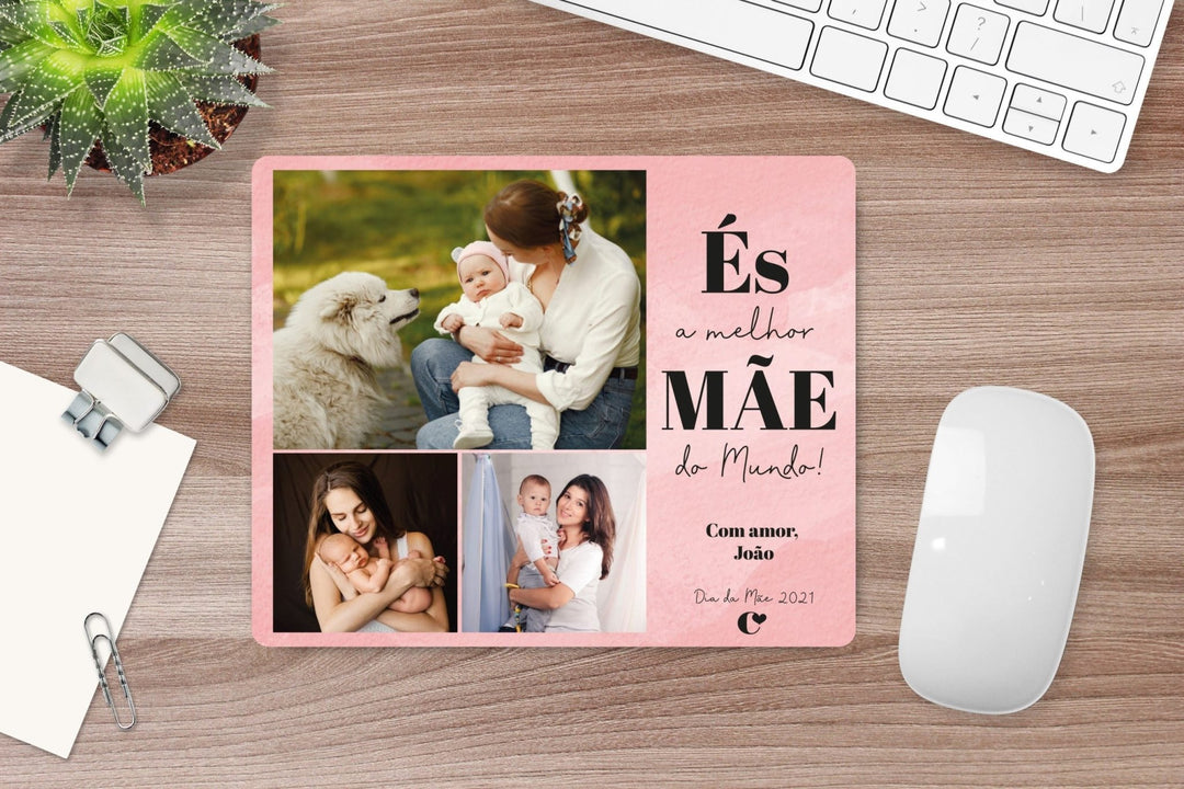 Tapete de Rato És a Melhor MÃE do Mundo (Sugestão Presente) - Cutxi Cutxi - Presentes Personalizados