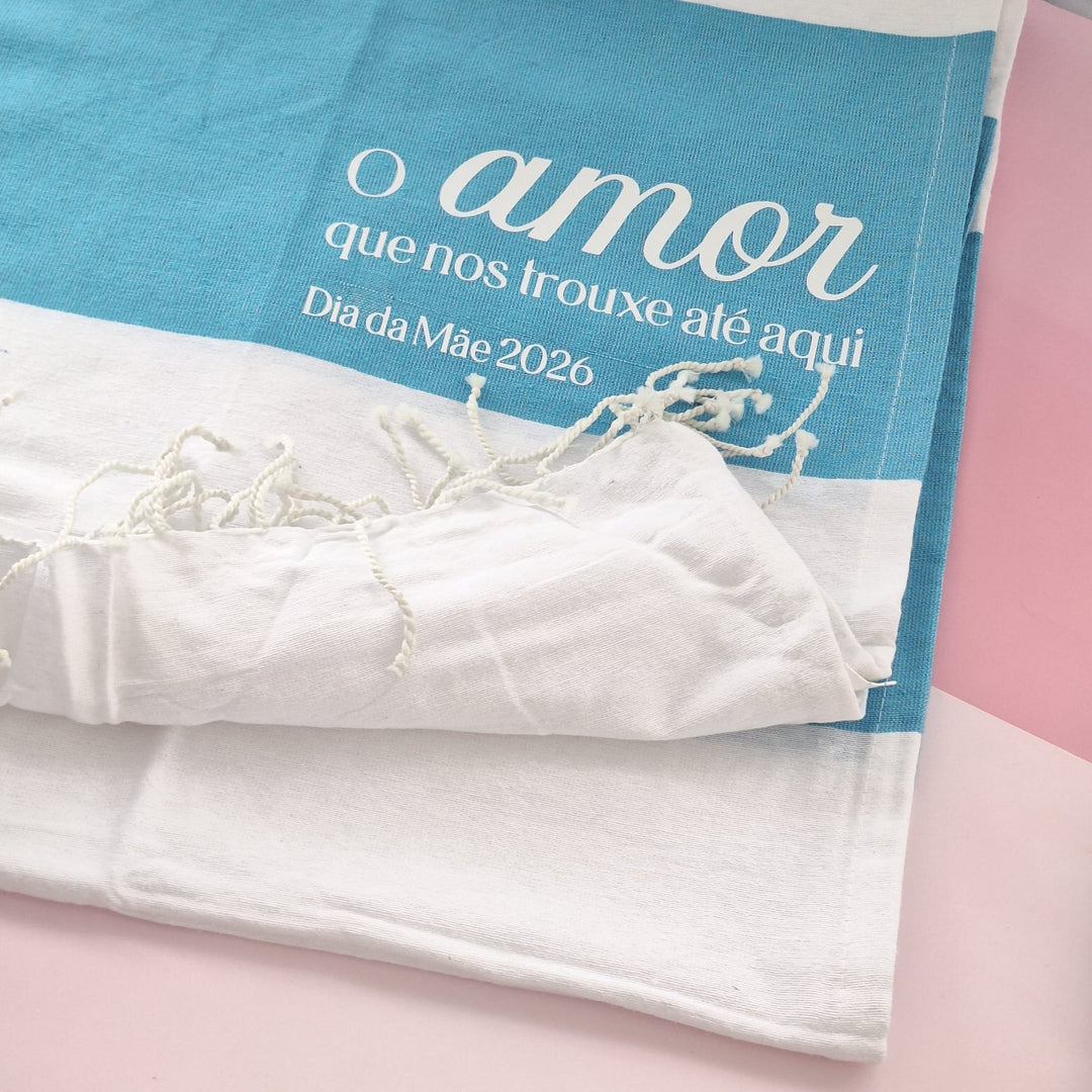 Toalha / Pareo de Verão Personalizada - Cutxi Cutxi - Presentes Personalizados