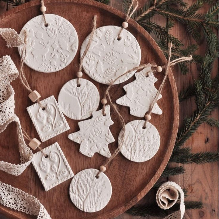 🎄 Workshop de Enfeites de Natal em cerâmica fria | Presencial