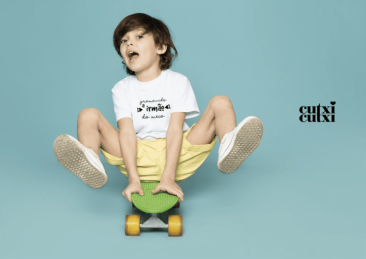 T-shirt Promovido a irmão/irmã