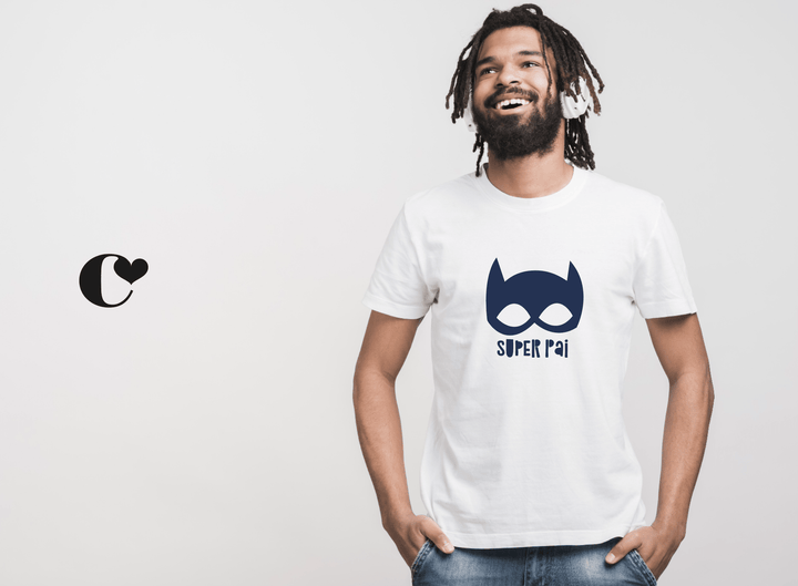 Camisola Super Pai Batman